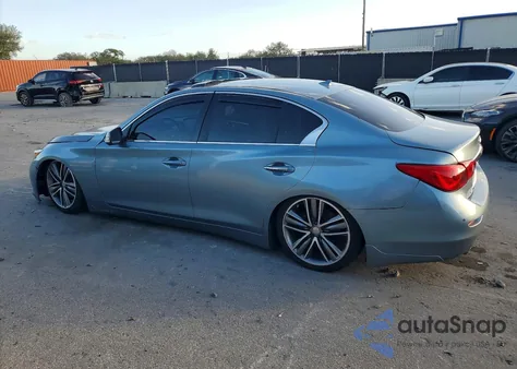 2014 Infiniti Q50 Base from USA, damaged, VIN JN1BV7AR3EM696582
